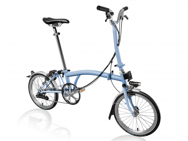 Brompton H6L Vouwfiets Wolken Blauw