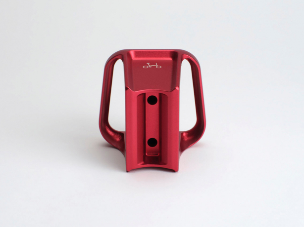 Brompton Bagageclip Gesmeed Aluminium Red