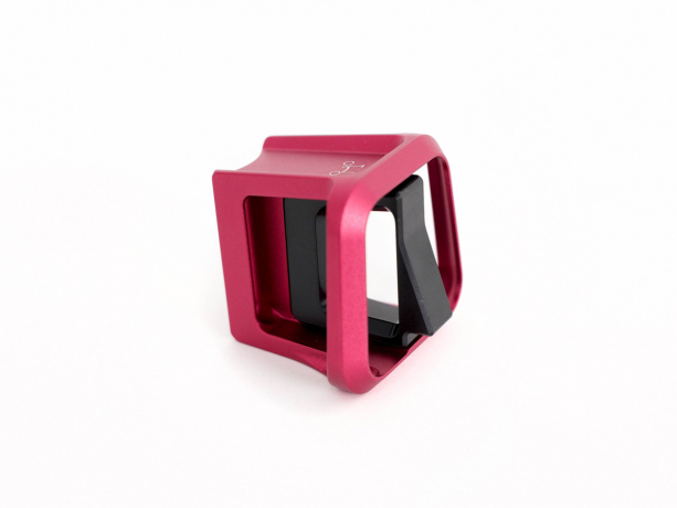 Brompton Bagageclip Gesmeed Aluminium Red