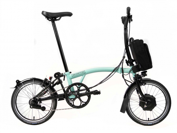 Brompton Electric C Line Explore Midden Turkoois