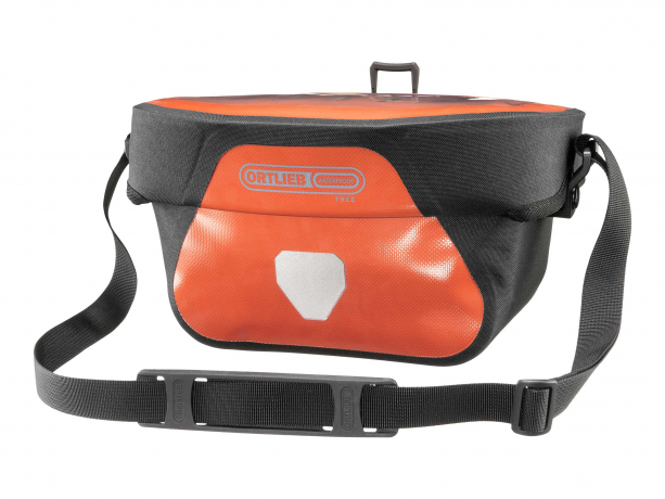 Ortlieb Stuurtas Ultimate Six Free 5L Roest-Zwart