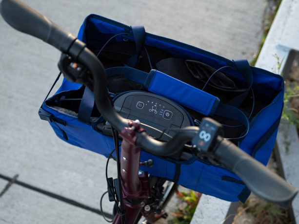 Brompton Vouwmand Brompton Electric Large Frame Navy
