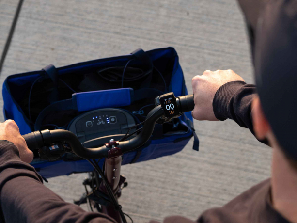 Brompton Vouwmand Brompton Electric Large Frame Navy