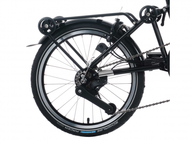 Brompton Electric C Line Explore M12R Matcha Green Demo Bike
