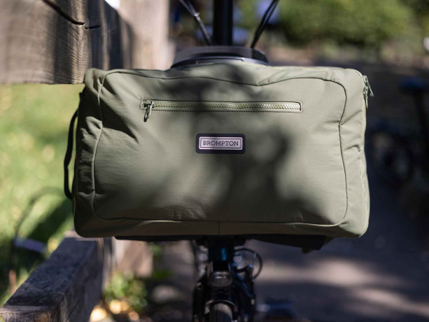 Brompton Electric Backpack Medium Olive Green