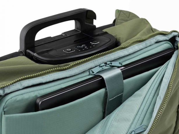 Brompton Electric Backpack Medium Olive Green