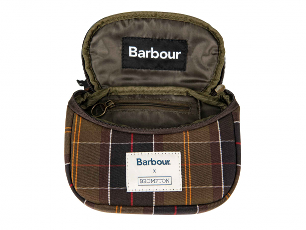 Brompton Barbour x Brompton Zip Pouch Tartan