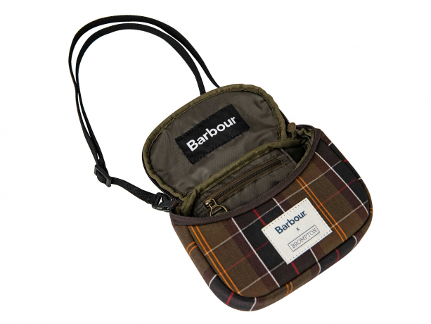 Brompton Barbour x Brompton Zip Pouch Tartan