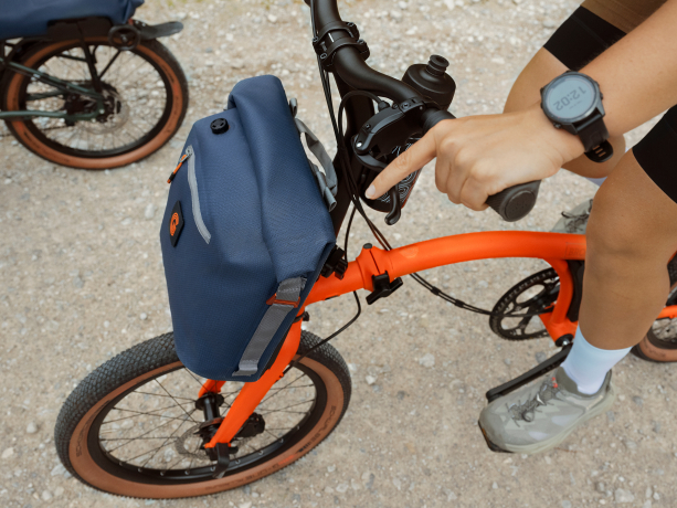 Brompton Borough Waterproof Bag S Navy-Grey