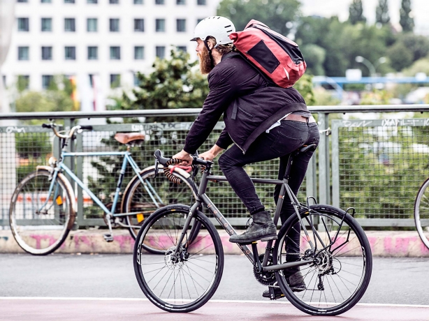 Ortlieb Vario QL2.1 Fietstas-Rugzak Donker Chili