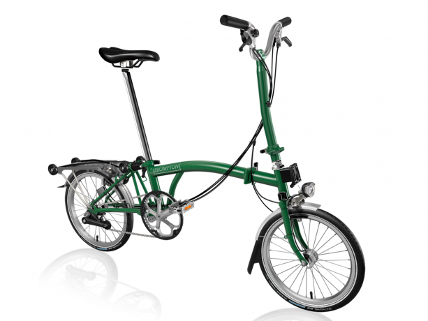 Brompton H6R Vouwfiets Racing Groen