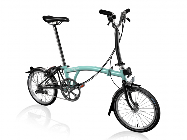 Brompton C Line Black Edition Explore Midden Turkoois