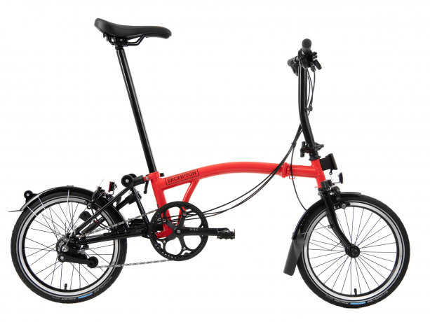 Brompton S6L Black Edition Raket Rood