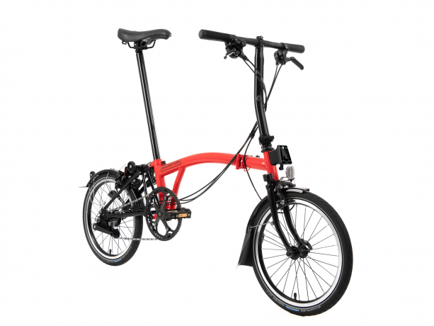 Brompton S6L Black Edition Raket Rood