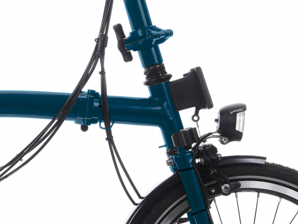 Brompton C Line Explore Rack Hoog Ocean Blue