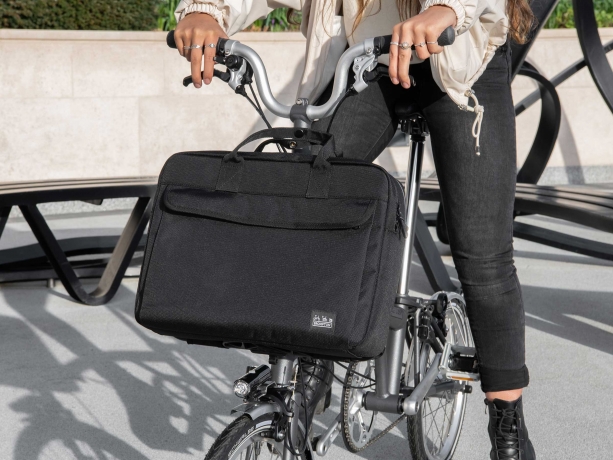 Brompton Metro City Bag M Zwart incl Frame & Regenhoes