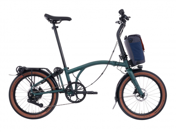 Brompton Electric G Line Hoog Rack Forest Green