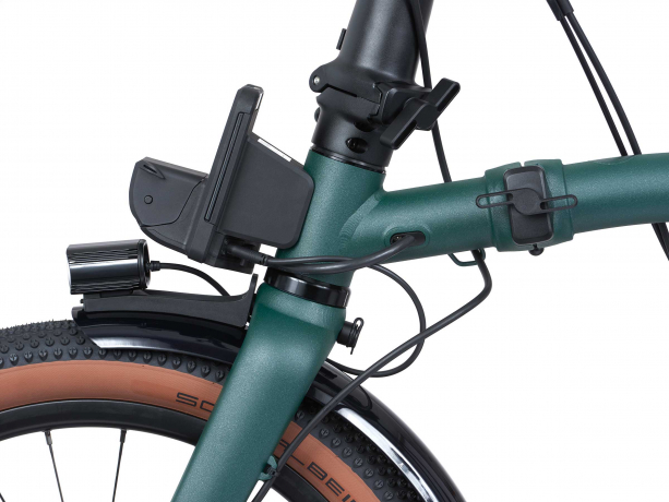 Brompton Electric G Line Hoog Rack Forest Green