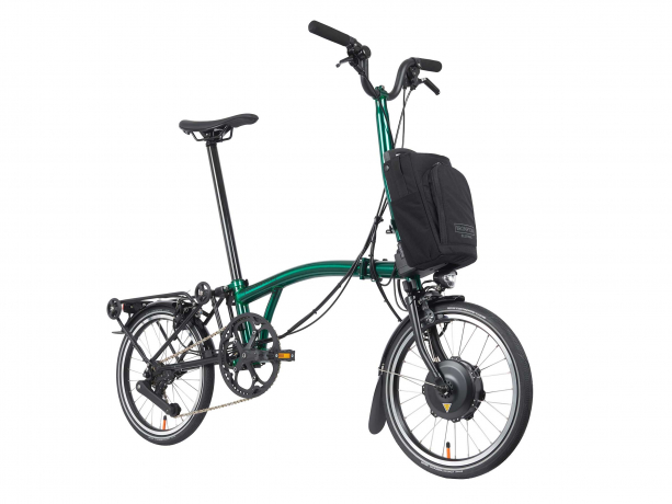 Brompton Electric P Line Urban Hoog Emerald Lacquer
