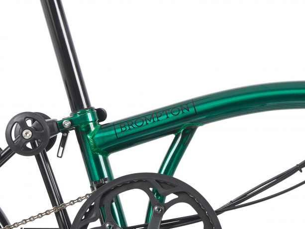 Brompton Electric P Line Urban Hoog Emerald Lacquer