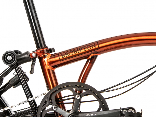 Brompton S6L Black Edition Flame Lacquer