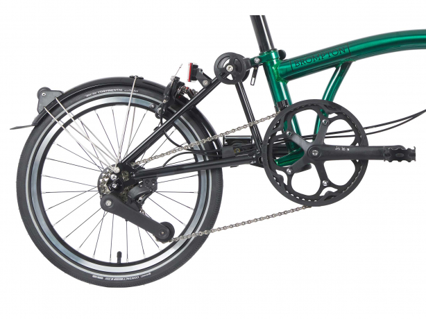 Brompton P Line Urban Hoog Emerald Lacquer