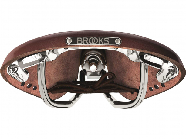 Brooks B17 Short Carved Dames Zadel Bruin