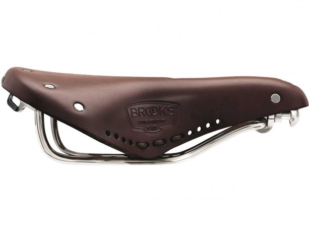 Brooks B17 Short Carved Dames Zadel Bruin