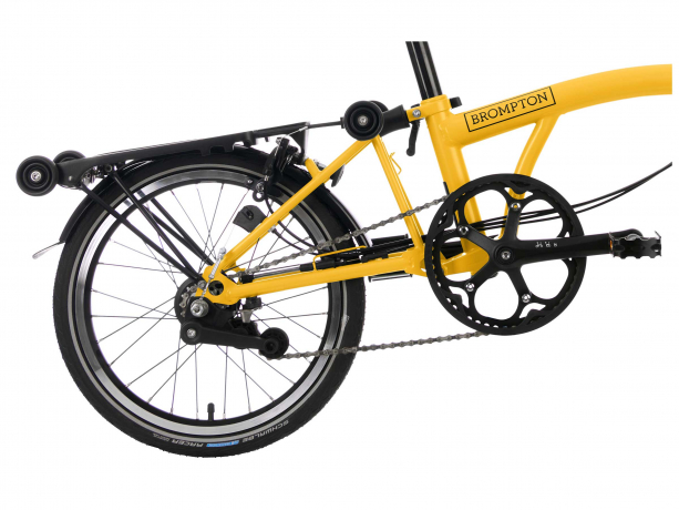 Brompton C Line Explore Hoog met Rack  Season 2023 Hommel Geel