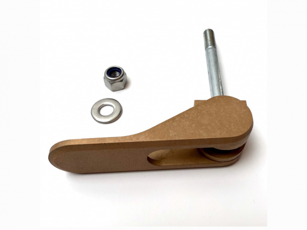 Brompton Zadelbuisklem - Snelspanner Messing