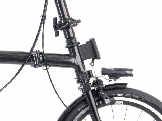 Brompton P Line Urban Hoog Midnight Black Metallic