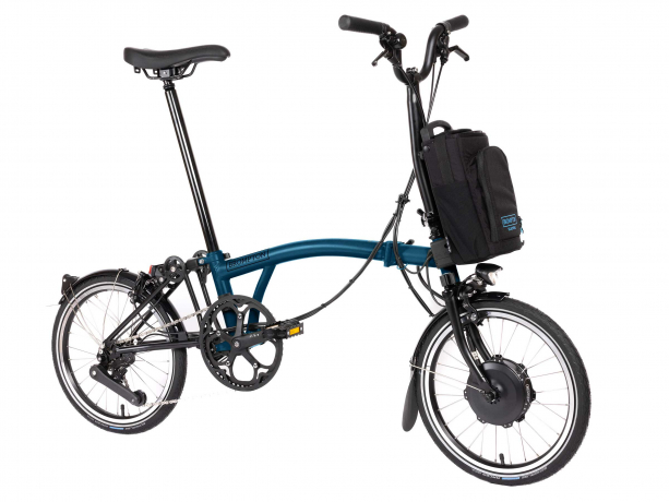 Brompton Electric C Line Urban M4L Ocean Blue