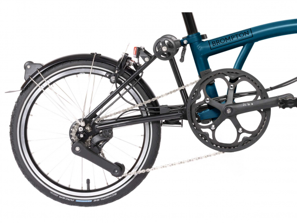 Brompton Electric C Line Urban M4L Ocean Blue