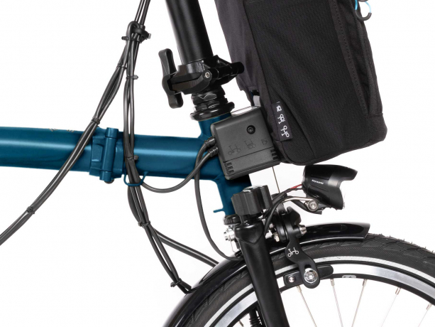 Brompton Electric C Line Urban M4L Ocean Blue