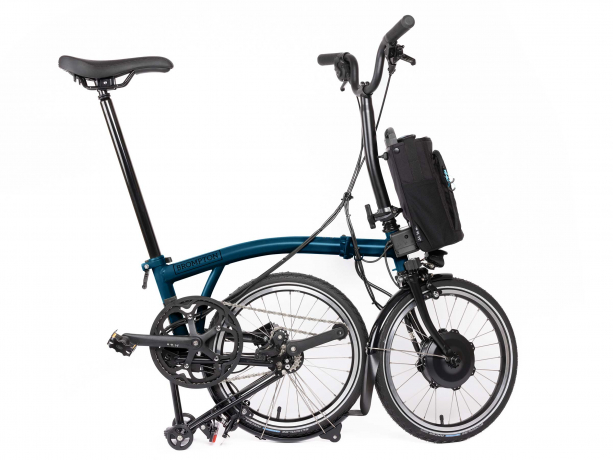 Brompton Electric C Line Urban M4L Ocean Blue