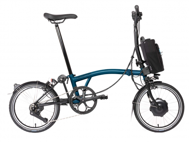 Brompton Electric C Line Urban M4L Ocean Blue