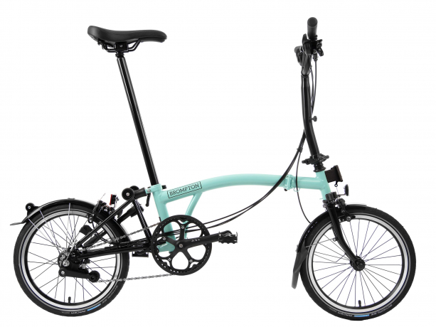 Brompton H6R Black Edition Turkoois Glans