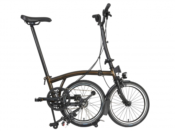 Brompton C Line Explore Hoog met Rack Black Lacquer