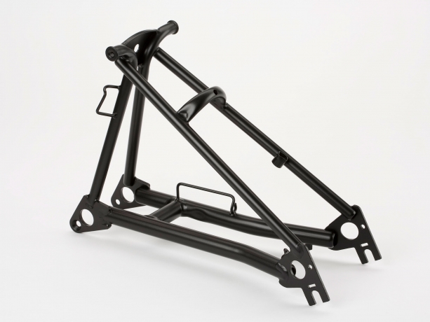 Brompton Achterframe C Line Staal Glansgelakt Black Lacquer