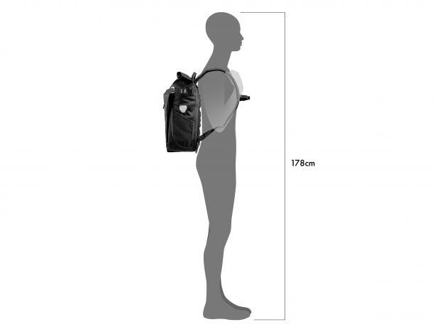 Ortlieb Vario QL2.1 Fietstas-Rugzak 26L Zwart