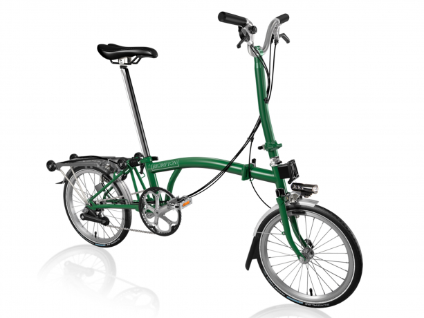 Brompton H6R Vouwfiets Racing Groen