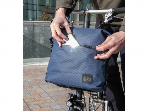 Brompton Borough Waterproof Bag S Navy incl. Frame