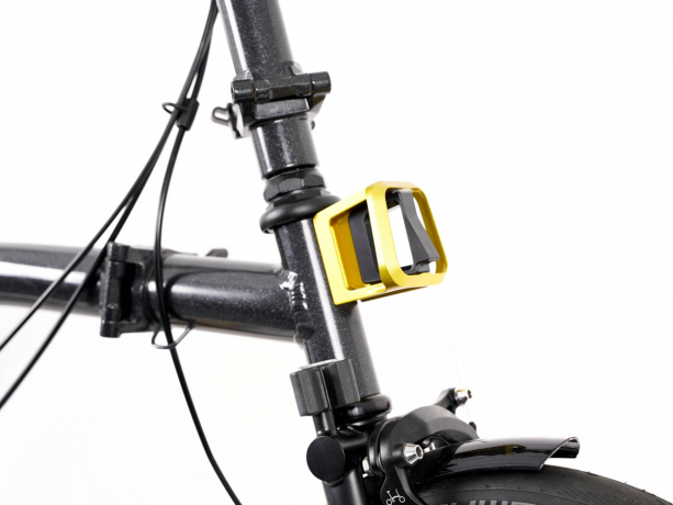 Brompton Bagageclip Gesmeed Aluminium Gold