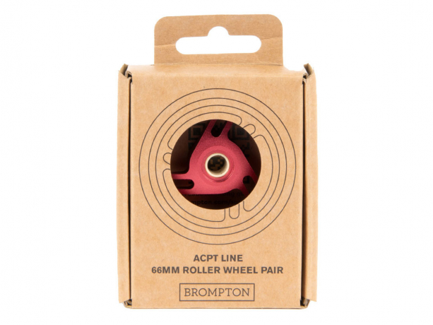 Brompton Advance Roller Wielen ACPT Line Red (Paar)