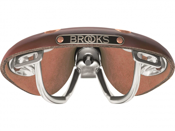 Brooks Swift Chroom Zadel Bruin