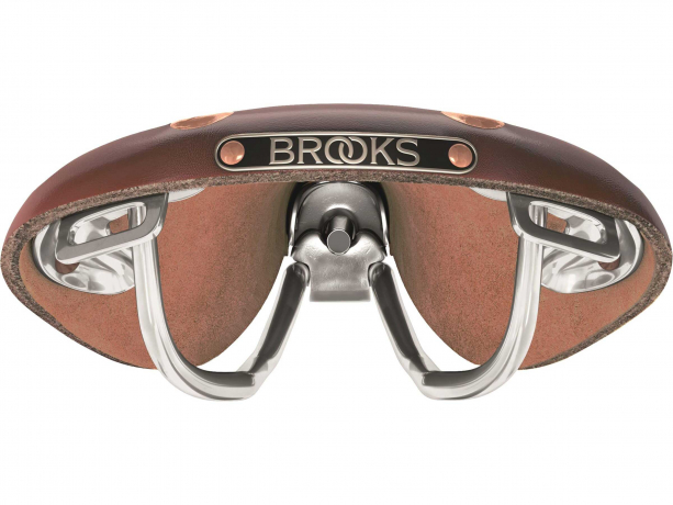 Brooks Swift Chroom Zadel Bruin