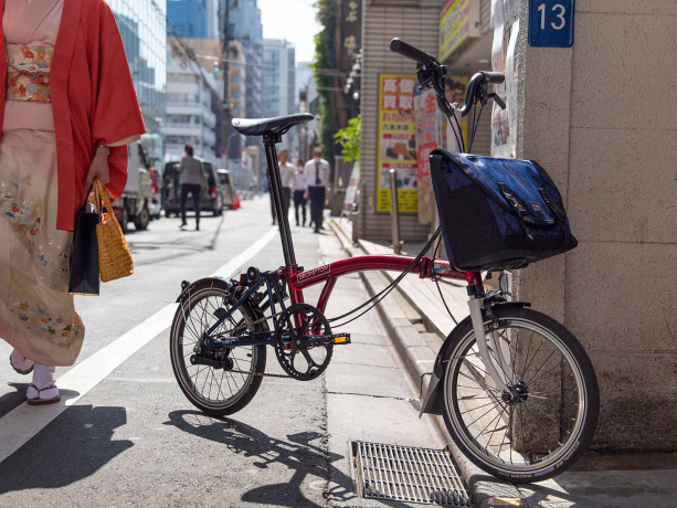 Brompton Metro Messenger Bag M Team GB Blauw
