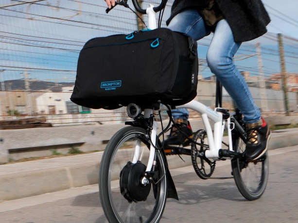 Brompton Large Bag voor Brompton Electric C en P Line inclusief BMZ Frame