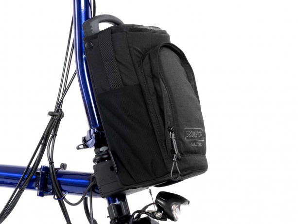 Brompton Small Bag Brompton Electric C en P Line incl BMZ Frame Zwart-Grijs