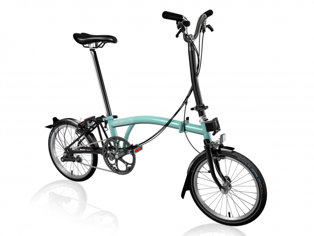 Brompton C Line Black Edition Explore Hoog Turkoois